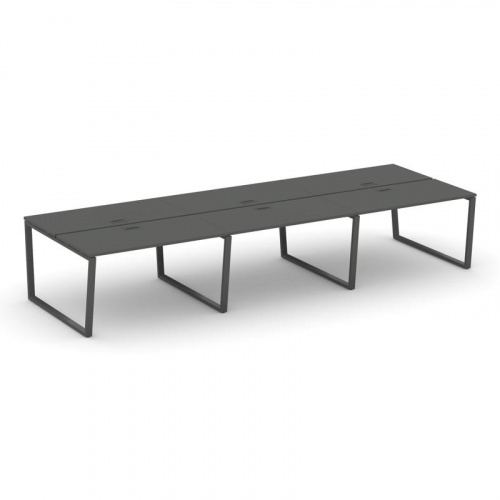 Style Project Рабочая станция 2-х сторон. SN-6T2.DRS-061 Акация Лорка/Металл Антрацит/Заглушка Пласт фото 27