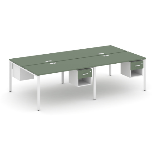 Бенч-система на 4 места с подвесными тумбами Concept CN.DRS-138 фото 5