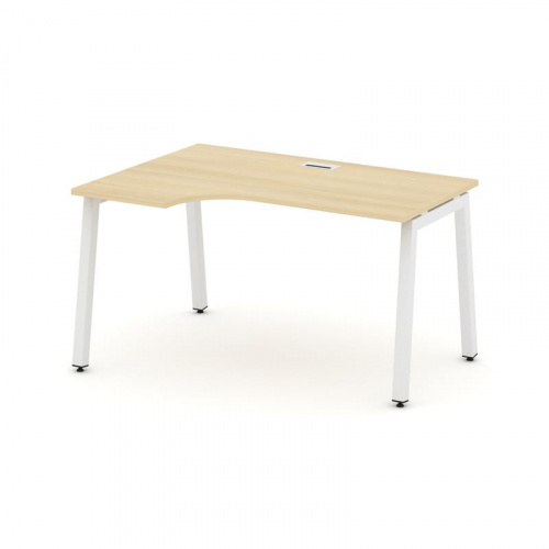 Style Project Стол рабочий эргоном. SN-5A.SPA-002(L) Дуб Табак/Металл Антрацит 1580*600/980*750 фото 21