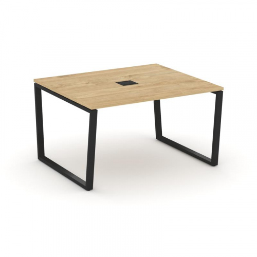 Style Project Стол переговорный SN-6T2.SPRG-032 Акация Лорка/Металл Антрацит/Заглушка Металл Антраци