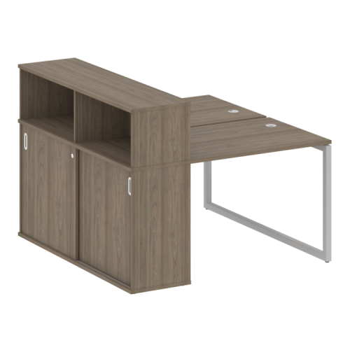 Бенч-система с шкафом-купе на О-обр. м/к Metal System Quattro 40БО.РС-СШК-2.1 фото 3