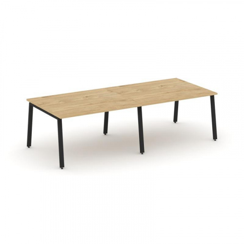 Style Project Стол переговорный SN-6A.SPRG-042.3 Дуб Наварра/Металл Белый 2360*1180*750 фото 12