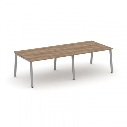 Style Project Стол переговорный SN-6A.SPRG-042.3 Дуб Наварра/Металл Белый 2360*1180*750 фото 10