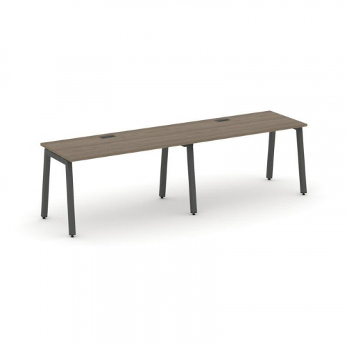 Style Project Рабочая станция 1 сторон. SN-5A.ORS-001 Тиквуд Светлый/Металл Антрацит 1960*600*750 фото 15