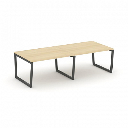 Style Project Стол переговорный SN-5T2.SPRG-042.3 Акация Лорка/Металл Антрацит 2360*1180*750