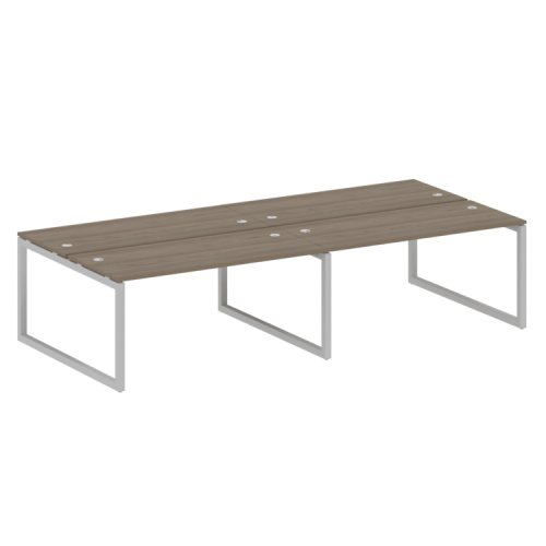 Бенч-система на 4 места на О-обр. м/к Metal System Quattro 50БО.СМ-4.4 