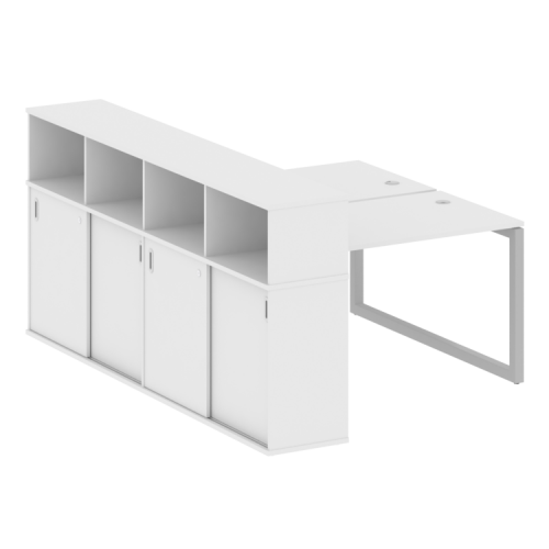 Бенч-система с шкафом-купе на О-обр. м/к Metal System Quattro 50БО.РС-СШК-4.2 фото 11