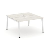 Style Project Рабочая станция 2-х сторон. SN-5A.DRS-024 Дуб Наварра/Металл Белый 1580*1632*750