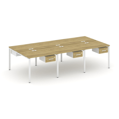 Бенч-система на 6 мест с подвесными тумбами Concept CN.DRS-149 фото 11