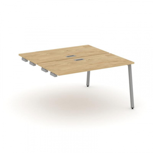 Style Project Стол-приставка к опор. элем. SN-4A.DPRS-011 Дуб Наварра/Металл Белый 980*1432*750 фото 4