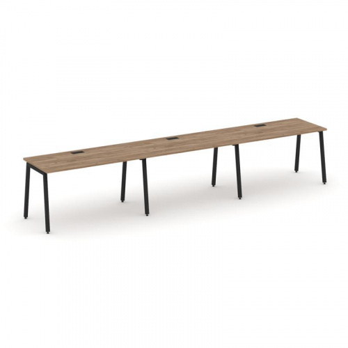 Style Project Рабочая станция 1 сторон. SN-4A.ORS-043 Акация Лорка/Металл Антрацит 4140*700*750 фото 6