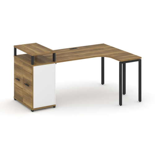 Стол эргономичный с опорным распашным шкафом Concept CN.SA-211(R)