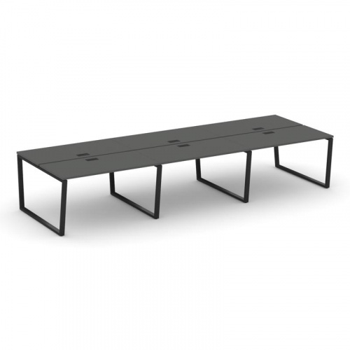 Style Project Рабочая станция 2-х сторон. SN-6T2.DRS-061 Акация Лорка/Металл Антрацит/Заглушка Пласт фото 4