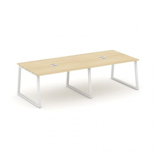 Style Project Стол переговорный SN-6T1.SPRG-044 Акация Лорка/Металл Антрацит/Заглушка Металл Антраци фото 22