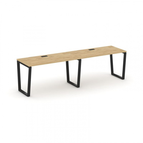 Style Project Рабочая станция 1 сторон. SN-6T2.ORS-001 Акация Лорка/Металл Антрацит/Заглушка Пластик