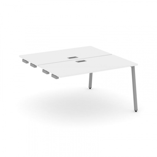 Style Project Стол-приставка к опор. элем. SN-4A.DPRS-011 Дуб Наварра/Металл Белый 980*1432*750 фото 5