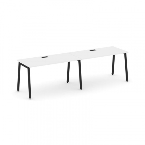 Style Project Рабочая станция 1 сторон. SN-4A.ORS-021 Вяз Благородный/Металл Белый 1960*800*750