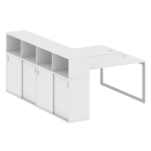 Бенч-система с шкафом-купе на О-обр. м/к Metal System Quattro 40БО.РС-СШК-4.3 фото 14