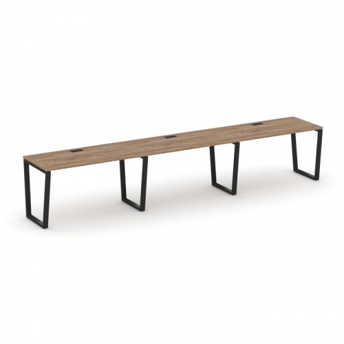 Style Project Рабочая станция 1 сторон. SN-6T2.ORS-032 Акация Лорка/Металл Антрацит/Заглушка Пластик фото 5