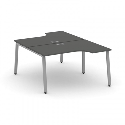 Style Project Рабочая станция эргоном. SN-6A.DRPA-022 Дуб Табак/Металл Белый 1580*1632/1992*750 фото 12