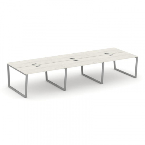 Style Project Рабочая станция 2-х сторон. SN-6T2.DRS-061 Акация Лорка/Металл Антрацит/Заглушка Пласт фото 12