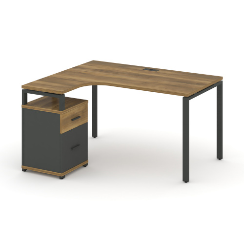 Стол эргономичный с опорной тумбой Concept CN.SA-308(L)