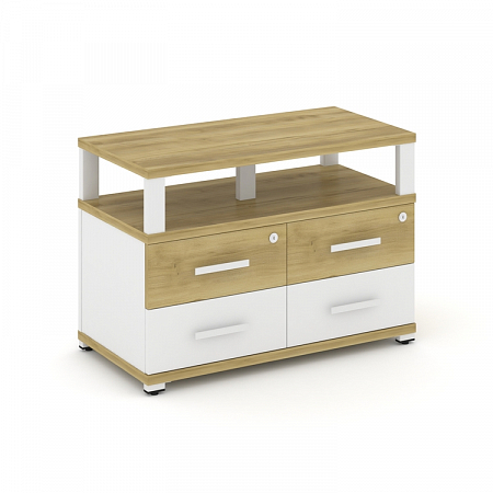 Тумба приставная с 4 ящиками Concept CN.TSP-003 W