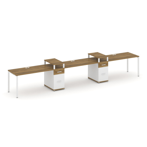 Бенч-система на 3 места с 2 опорными тумбами Concept CN.ORS-455 фото 8