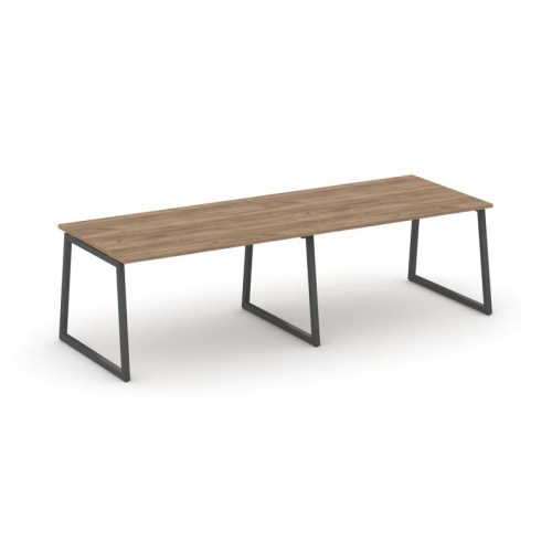 Style Project Стол переговорный SN-4T1.SPRG-014.3 Акация Лорка/Металл Антрацит 3160*980*750 фото 23