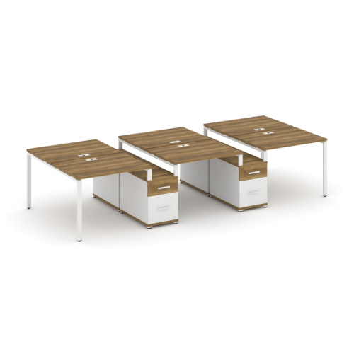 Бенч-система на 6 мест с 2 опорными тумбами Concept CN.DRS-337 фото 8