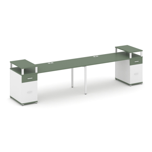 Бенч-система на 2 места с 2 опорными тумбами Concept CN.ORS-431 фото 5