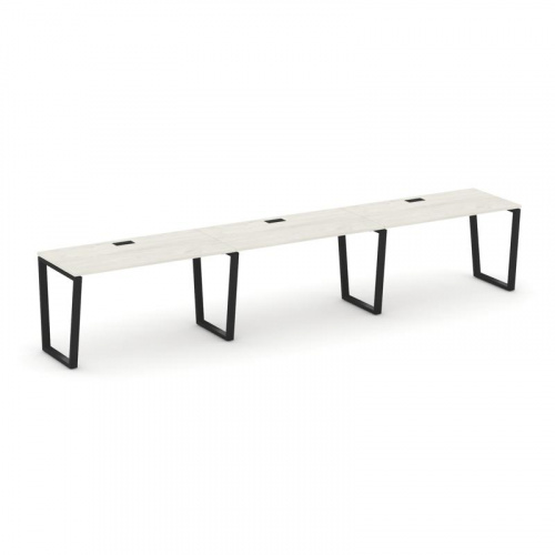 Style Project Рабочая станция 1 сторон. SN-6T2.ORS-032 Акация Лорка/Металл Антрацит/Заглушка Пластик фото 4