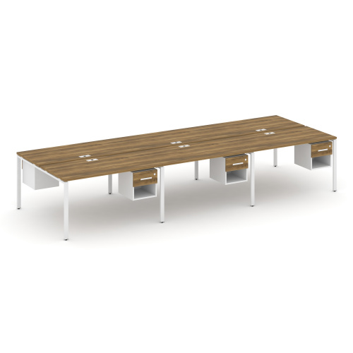 Бенч-система на 6 мест с подвесными тумбами Concept CN.DRS-159 фото 8