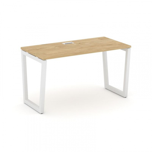 Style Project Стол письменный SN-5T2.SP-004 Акация Лорка/Металл Антрацит/Заглушка Пластик Черный 158 фото 3