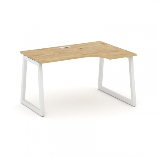 Style Project Стол рабочий эргоном. SN-5T1.SPA-002(R) Акация Лорка/Металл Антрацит/Заглушка Пластик фото 3 Style Project Стол рабочий эргоном. SN-5T1.SPA-002(R) Акация Лорка/Металл Антрацит/Заглушка Пластик фото 3