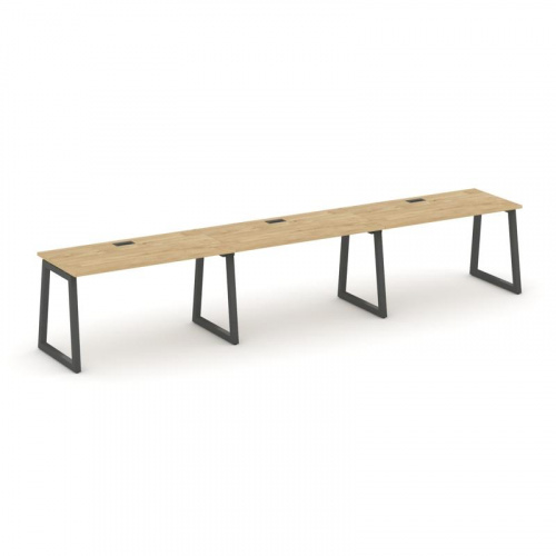 Style Project Рабочая станция 1 сторон. SN-5T1.ORS-044 Акация Лорка/Металл Антрацит/Заглушка Пластик фото 22