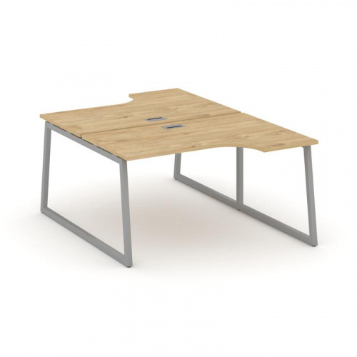 Style Project Рабочая станция эргоном. SN-4T1.DRPA-001 Акация Лорка/Металл Антрацит/Заглушка Пластик фото 2