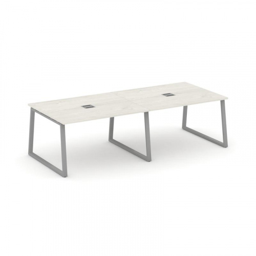 Style Project Стол переговорный SN-6T1.SPRG-044 Акация Лорка/Металл Антрацит/Заглушка Металл Антраци фото 13