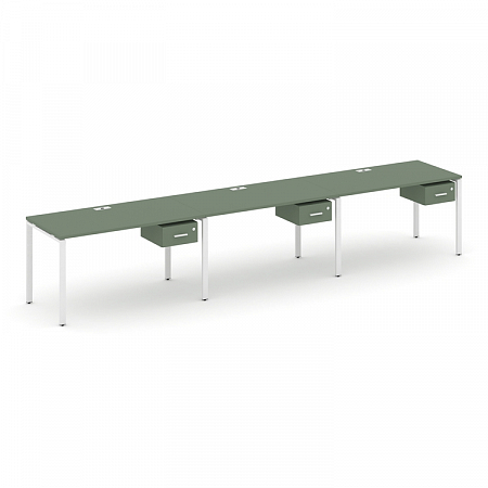 Бенч-система на 3 места с подвесными тумбами Concept CN.ORS-131