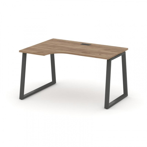 Style Project Стол рабочий эргоном. SN-6T1.SPA-001(L) Акация Лорка/Металл Антрацит/Заглушка Пластик фото 23
