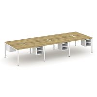 Бенч-система на 6 мест с подвесными тумбами Concept CN.DRS-147