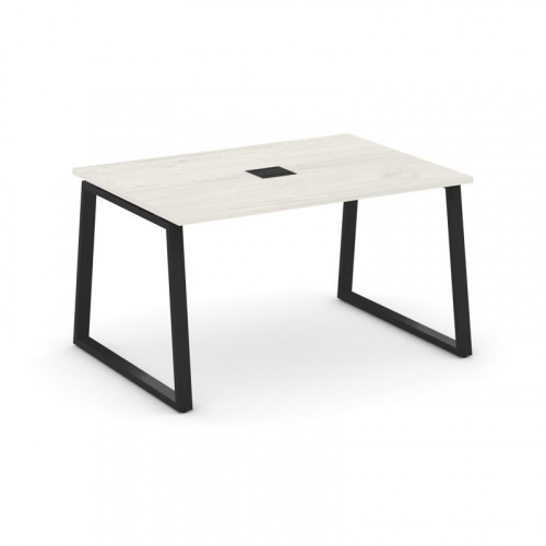 Style Project Стол переговорный SN-6T1.SPRG-002 Акация Лорка/Металл Антрацит/Заглушка Металл Антраци фото 5