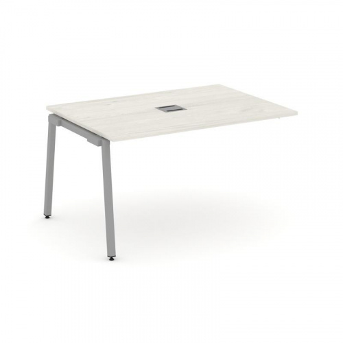 Style Project Проходной наб. элем. перег. стола SN-4A.NSPRG-001 Дуб Наварра/Металл Белый 980*980*750 фото 14