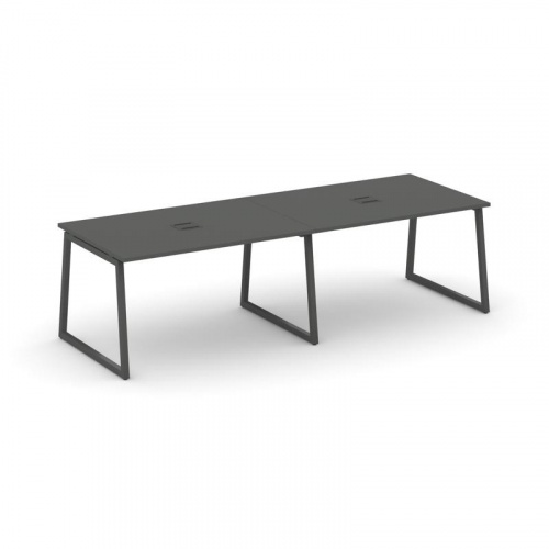 Style Project Стол переговорный SN-4T1.SPRG-012 Акация Лорка/Металл Антрацит/Заглушка Металл Антраци фото 27