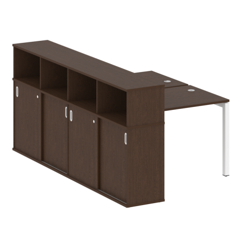 Бенч-система с шкафом-купе на П-обр. м/к Metal System Quattro 50БП.РС-СШК-4.1 фото 6 Бенч-система с шкафом-купе на П-обр. м/к Metal System Quattro 50БП.РС-СШК-4.1 фото 6