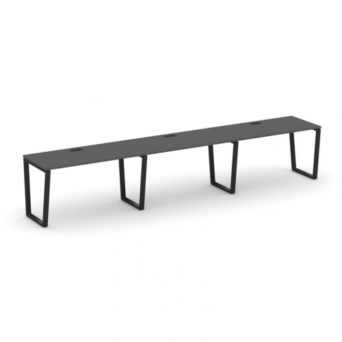 Style Project Рабочая станция 1 сторон. SN-6T2.ORS-032 Акация Лорка/Металл Антрацит/Заглушка Пластик фото 6