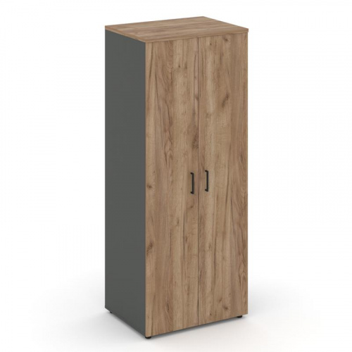 Style Project Гардероб широкий глубокий SN.GB.E-004 Белый/Тиквуд Светлый/Черный Ручки 796*600*1982 фото 18