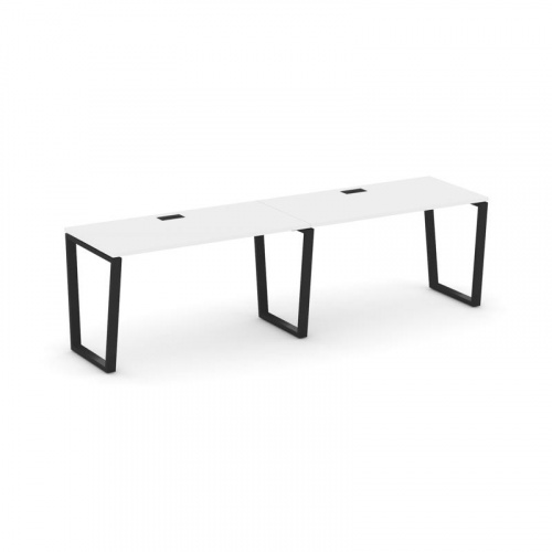 Style Project Рабочая станция 1 сторон. SN-6T2.ORS-001 Акация Лорка/Металл Антрацит/Заглушка Пластик фото 7