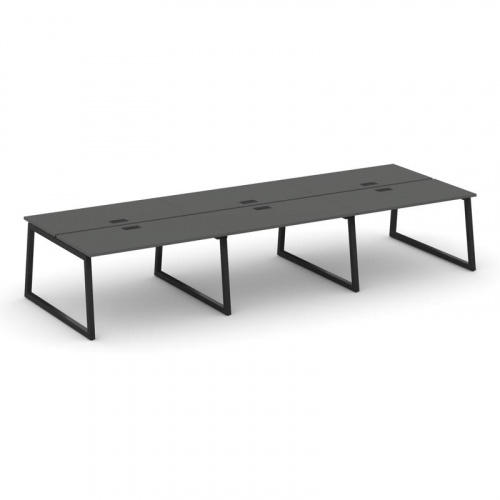 Style Project Рабочая станция 2-х сторон. SN-5T1.DRS-072 Акация Лорка/Металл Антрацит/Заглушка Пласт фото 7