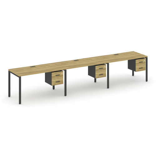 Бенч-система на 3 места с подвесными тумбами Concept CN.ORS-135 фото 4